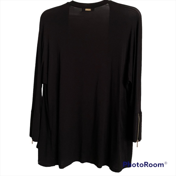 Calvin Klein Designer Open Front Black Jacket - Picture 2 of 2